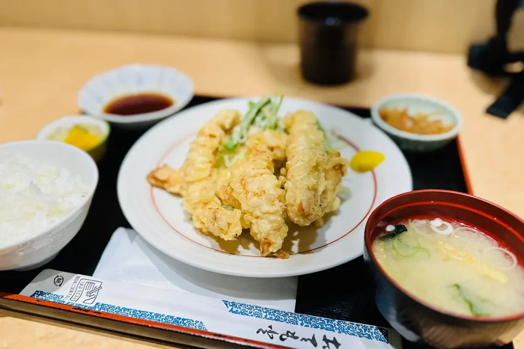 豊後茶屋 大分駅店のとり天定食