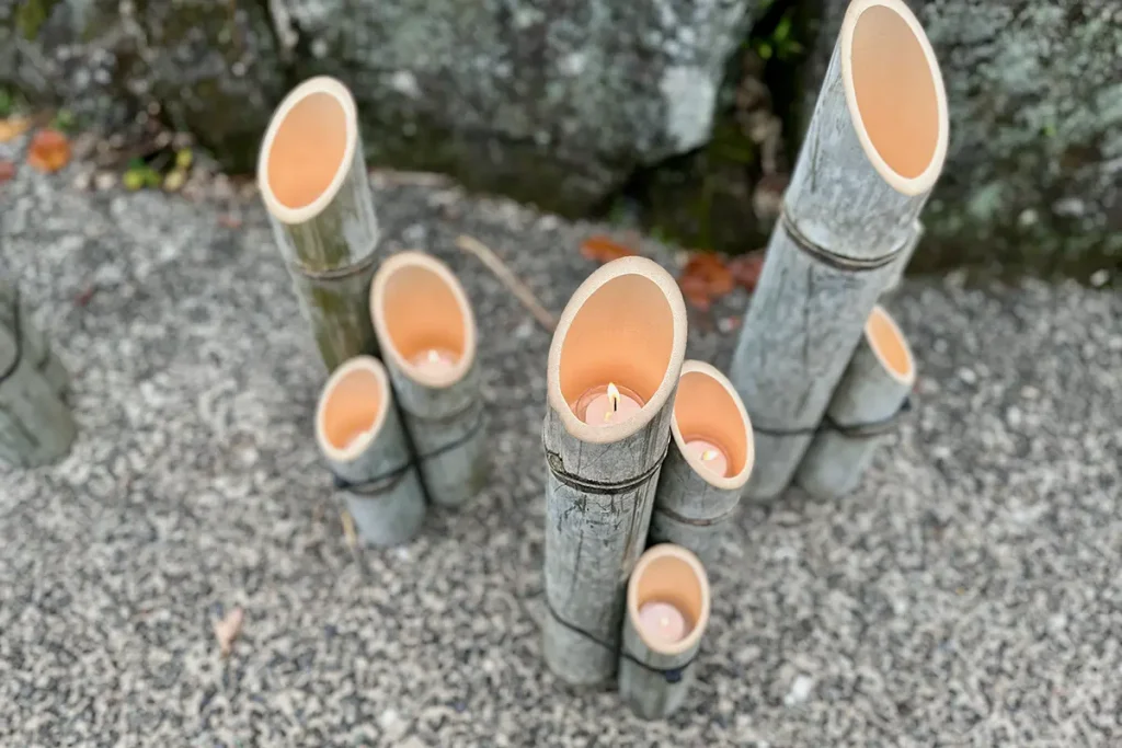 たけた竹灯籠『竹楽(ちくらく)』